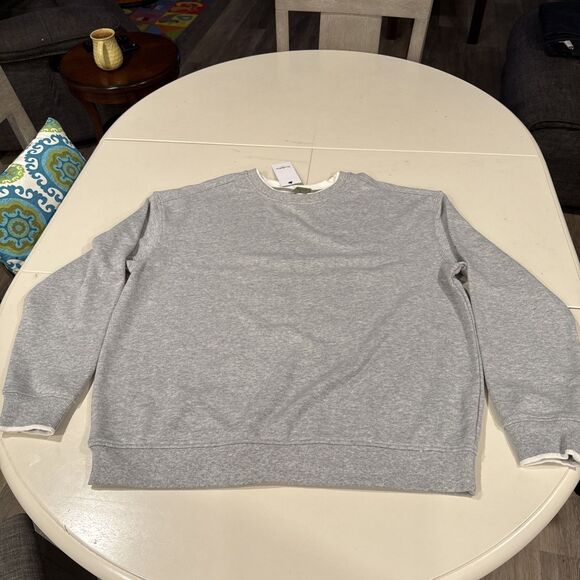Goodfellow & Co Men's French Terry Pullover Sweatshirt - Gray Large - Picture 1 of 10
